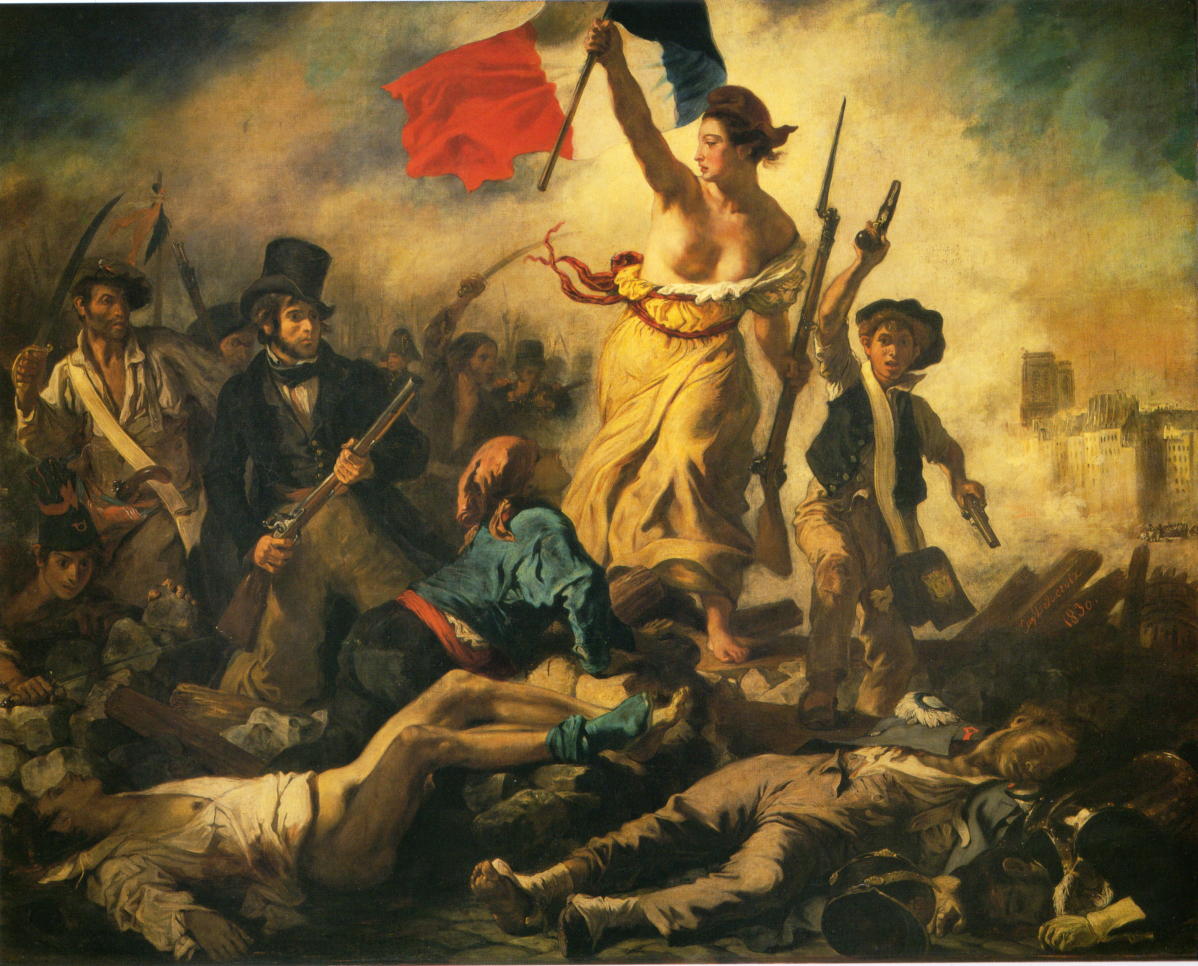 民衆を導く自由の女神